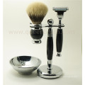 Best Badger Hair Silicone Handle Shaving Brush Kit Best Choice for Private Label